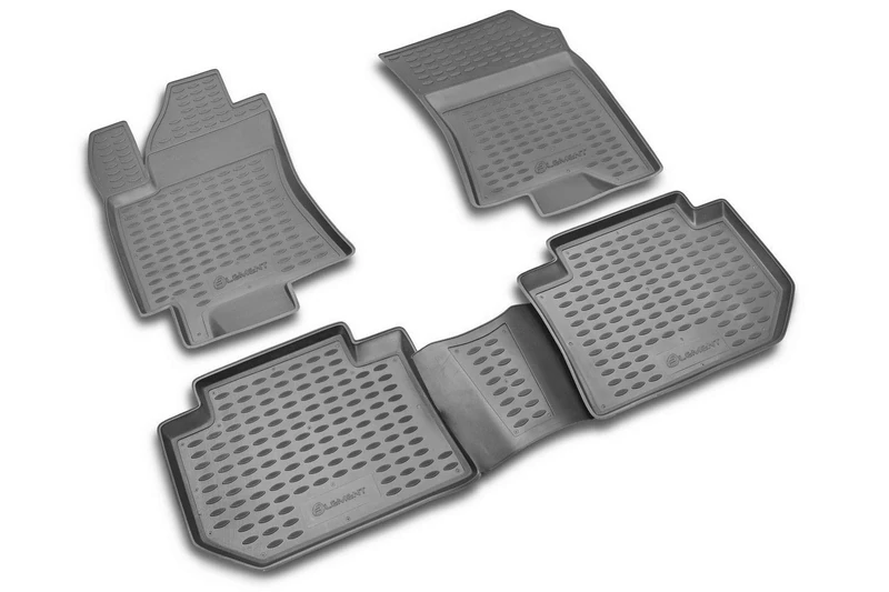Element EXP.NLC.46.05.210 Rubber Floor Mats for Subaru Tribeca 2005-2014 Set of 4 Black