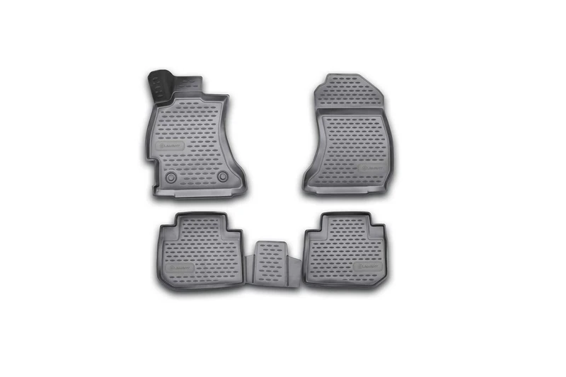 Element EXP.NLC.3D.46.14.210k 3D Rubber Floor Mats for Subaru Forester 2013 – Set of 4, Black