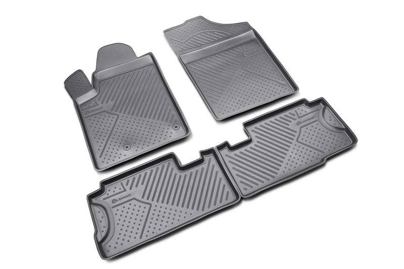 Element EXP.NLC.38.09.210 Rubber Floor Mats for Peugeot Partner 2008 – Set of 4, Black