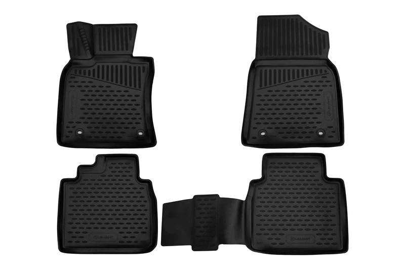 Element EXP.ELEMENT3D01810210k 3D Rubber Floor Mats Lexus ES-2018-USA 4-Piece Set Black