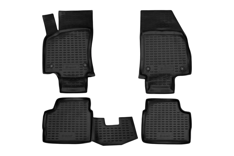 Element EXP.NLC.37.21.210n Rubber Car Mats for Opel Astra H 2007 Saloon 4 Pieces Black