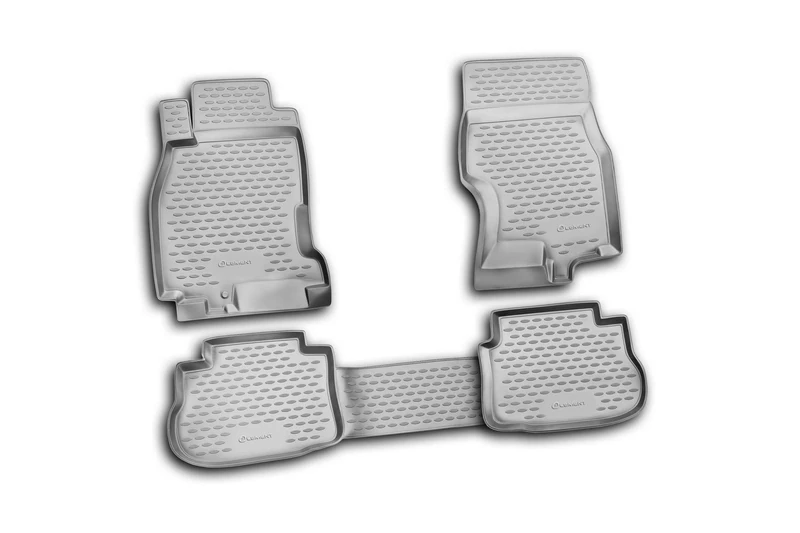 Element EXP.NLC.76.01.210 Rubber Floor Mats for INFINITI FX35 2003-2009 Set of 4 Black