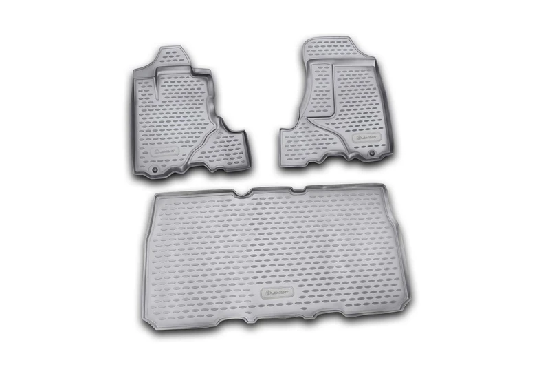 Element EXP.NLC.18.17.210 Rubber Floor Mats for Honda 2003 – 3-Piece Set, Black