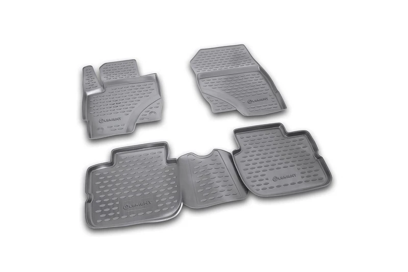 Element EXP.NLC.35.21.210k Rubber Car Mats for Mitsubishi Colt 3D-11/2008 – 4 Pieces, Black