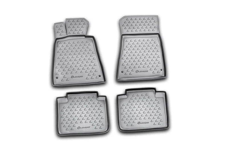 Element EXP.NLC.29.01.210 Rubber Floor Mats for Lexus GS300 2008 – Set of 4, Black