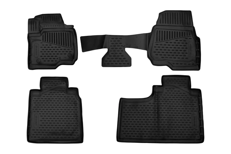 Element EXP.ELEMENT3D01903210k 3D Rubber Floor Mats Ford F-250/F-350/F-450/F-550 2017-2018 Crew Cab, Black