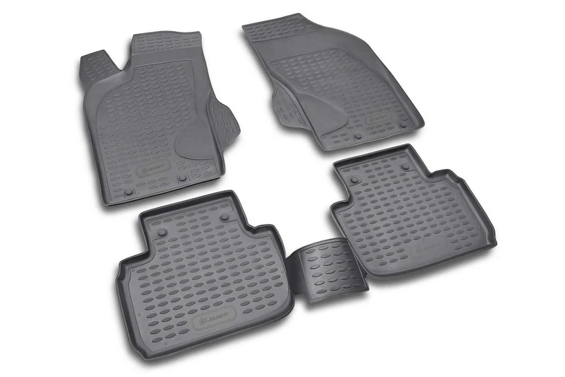 Element EXP.NLC.02.02.210 Rubber Floor Mats for Alfa Romeo 147 12/2000 – 4 Pieces, Black, Fit