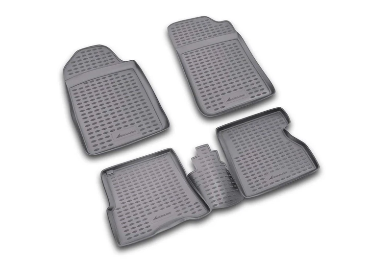 Element Rubber Mats, Custom-Fit Floor Mats for Renault Kangoo 1998-2008, 4-Piece Set