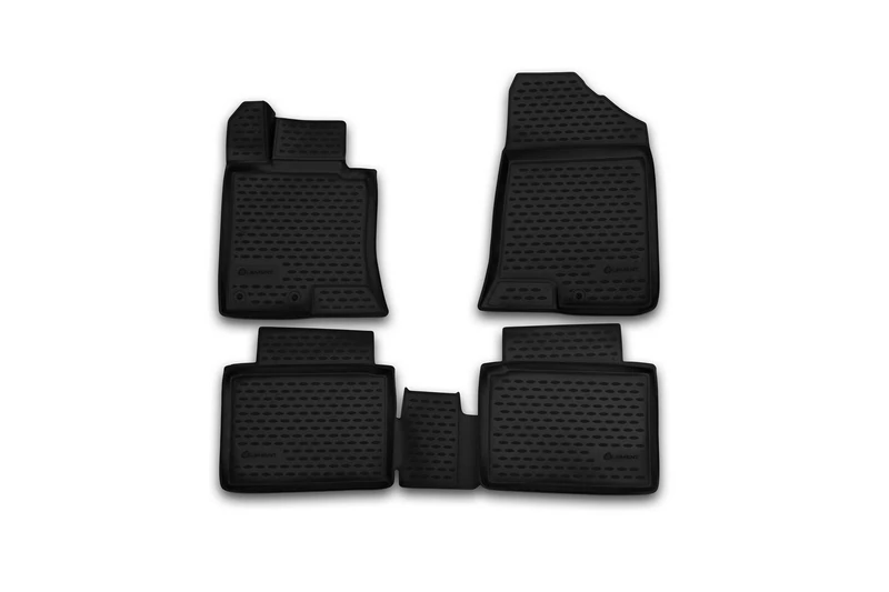Element EXP.NLC.3D.25.53.210 3D Rubber Floor Mats Kia Optima 2014-2016 4-Piece Set Black