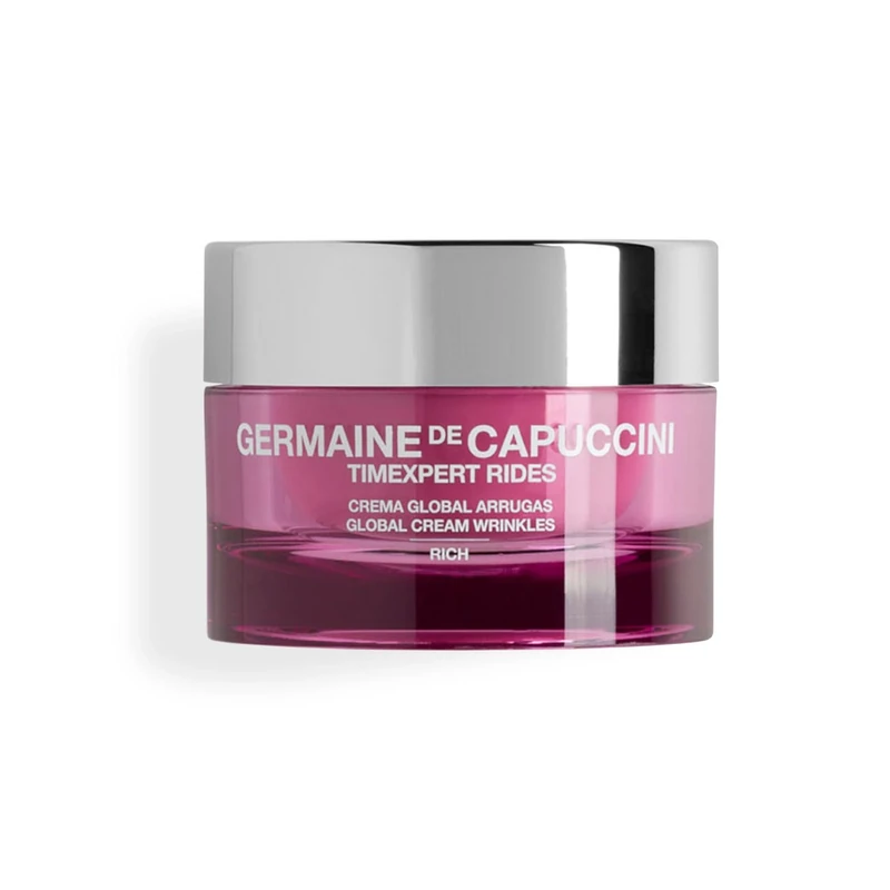 Germaine de Capuccini | TIMEXPERT RIDES | Global Cream Rich - Moisturizer Face Cream - For Dry Skin - Skin with visible lines & Wrinkles - Normal/Dry skin - 50 ml