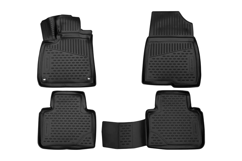 Element EXP.ELEMENT3D02220210k 3D Rubber Floor Mats for Honda Accord 2018 Saloon USA 4-Piece Black