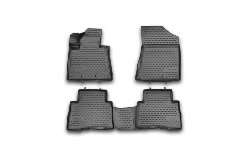 Element EXP.NLC.3D.25.46.210h 3D Rubber Floor Mats Kia Sorento 2012-2015 4-Piece Set Black