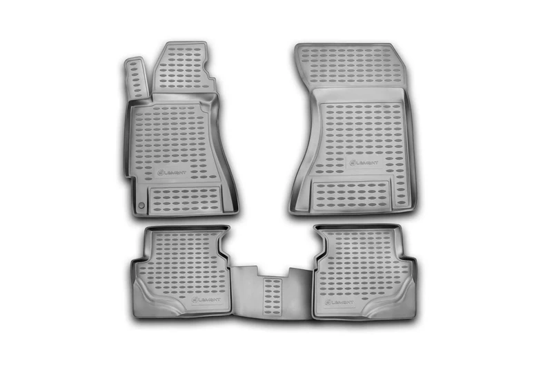 Element Rubber Mats Tailored Floor Mats Subaru Forester 2003-2008 4-Piece Set Black