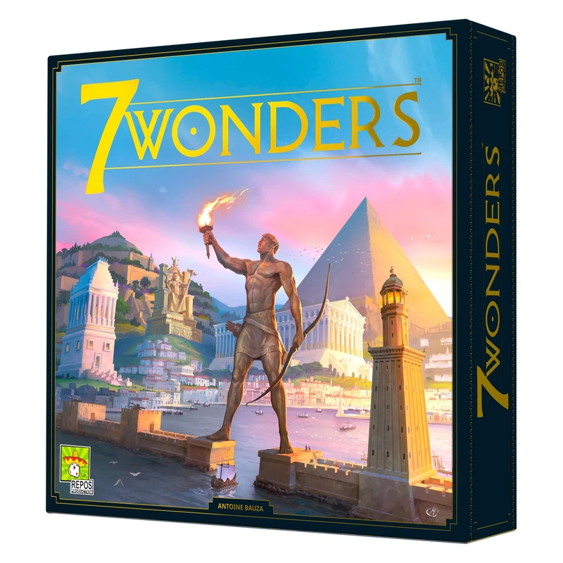 Repos Production | 7 Wonders | Board Game | Ages 10+ | 3-7 Players | 30 Minutes Playing Time