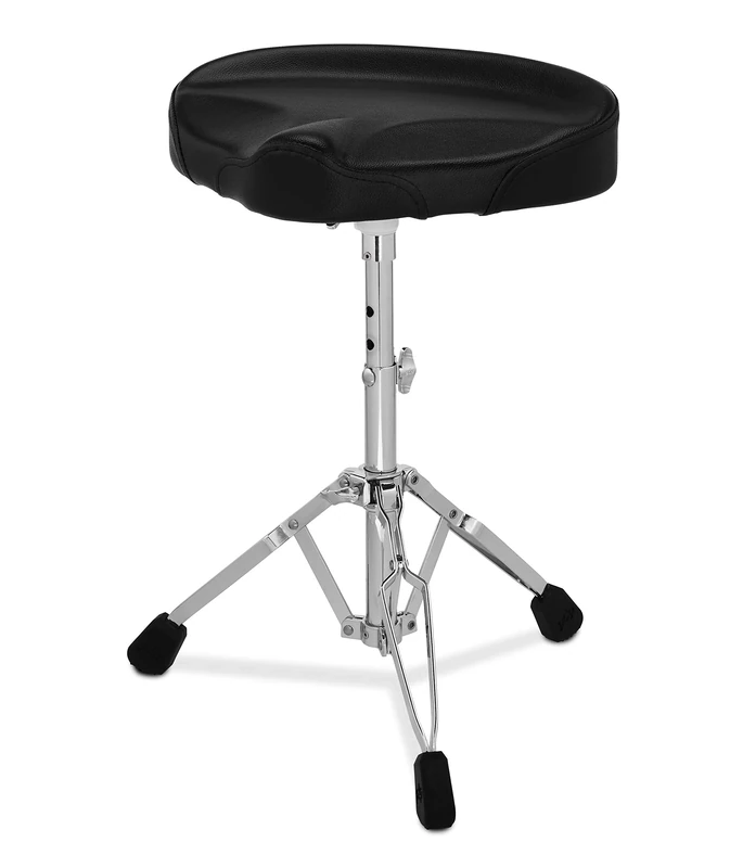 Pacific Drums 700 Series Tractor Seat Lightweight Throne, Chrome | Designed by DW in California, features a padded tractor-top throne, anti-slip feet, and more