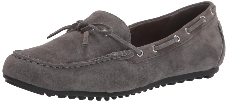 Bella Vita Women's Scout Loafer, Grey Suede Leather, 5 UK