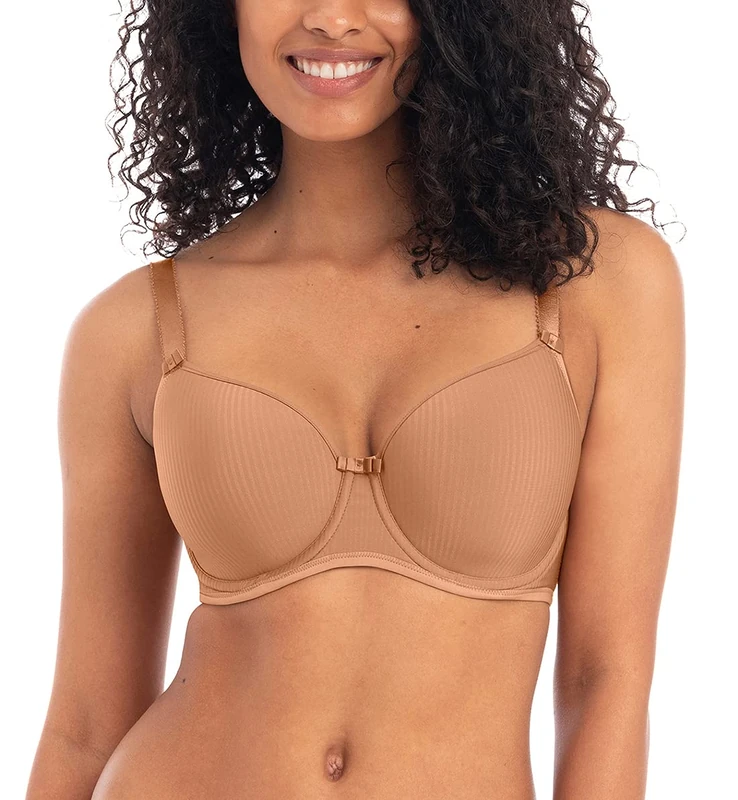 Freya Women's Idol Underwire Molded T-Shirt Bra, Opaque, CIN, 32DD
