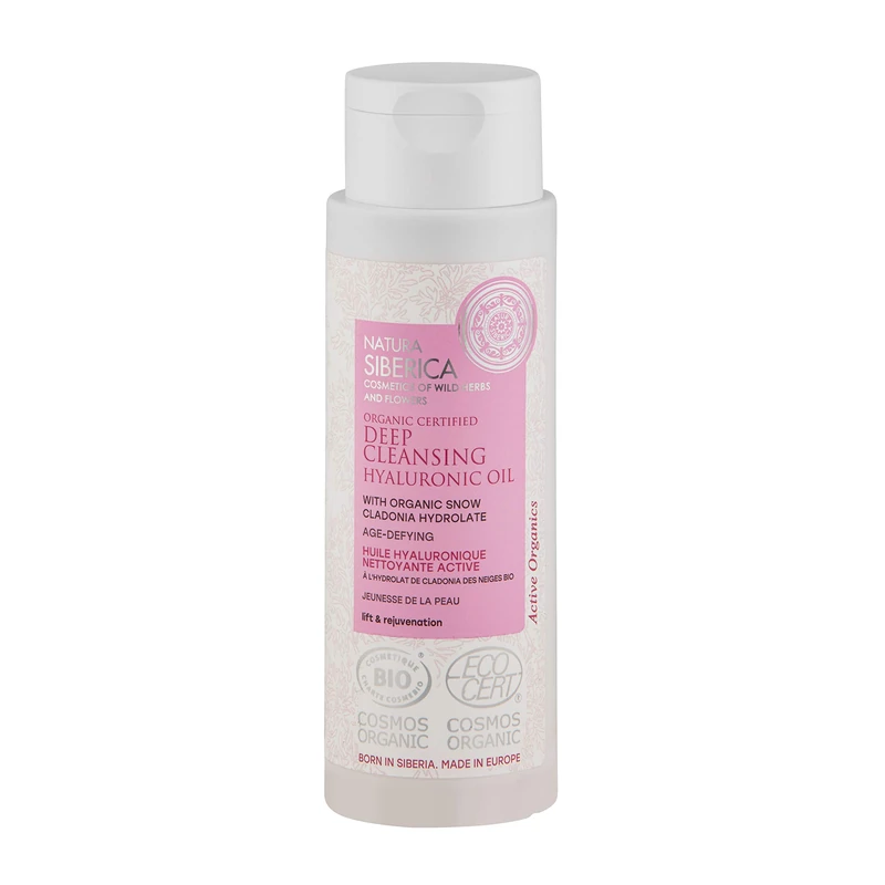 Natura Siberica Organic Certified Age-Defying, Deep Cleansing Hyaluronic Oil - Image 1