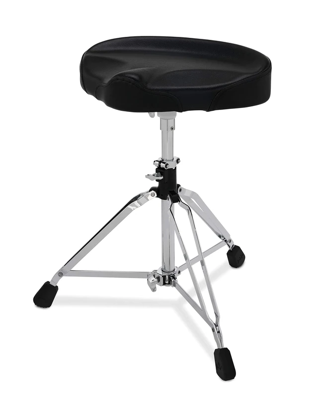 Pacific Drums 800 Series 13", Throne Round Top BX Throne, Chrome | Medium-weight throne with a 13" round top seat with a double-braced tripod base