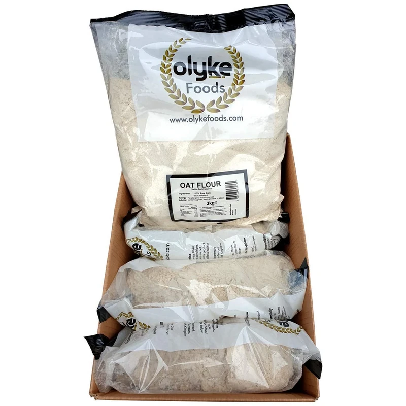 Oat Flour 12kg Box | 100% Oats | Free UK Mainland Delivery | OlykeFoods.com