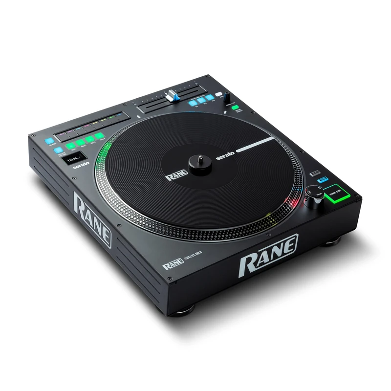 RANE TWELVE MKII - 12-Inch Motorized Vinyl Like DJ MIDI Controller Turntable with USB MIDI & DVS control for Traktor, Virtual DJ & Serato DJ