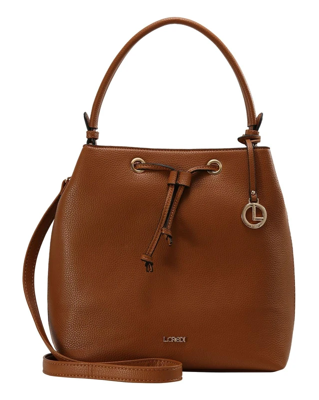 L.CREDI Women Ebony Handbag, Blue, Talla única