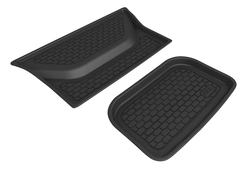 3D MAXpider Custom Fit Kagu Cargo Liner (Black) Compatible with Tesla Model Y 2020-2024 - Rear Lower Cargo Liner
