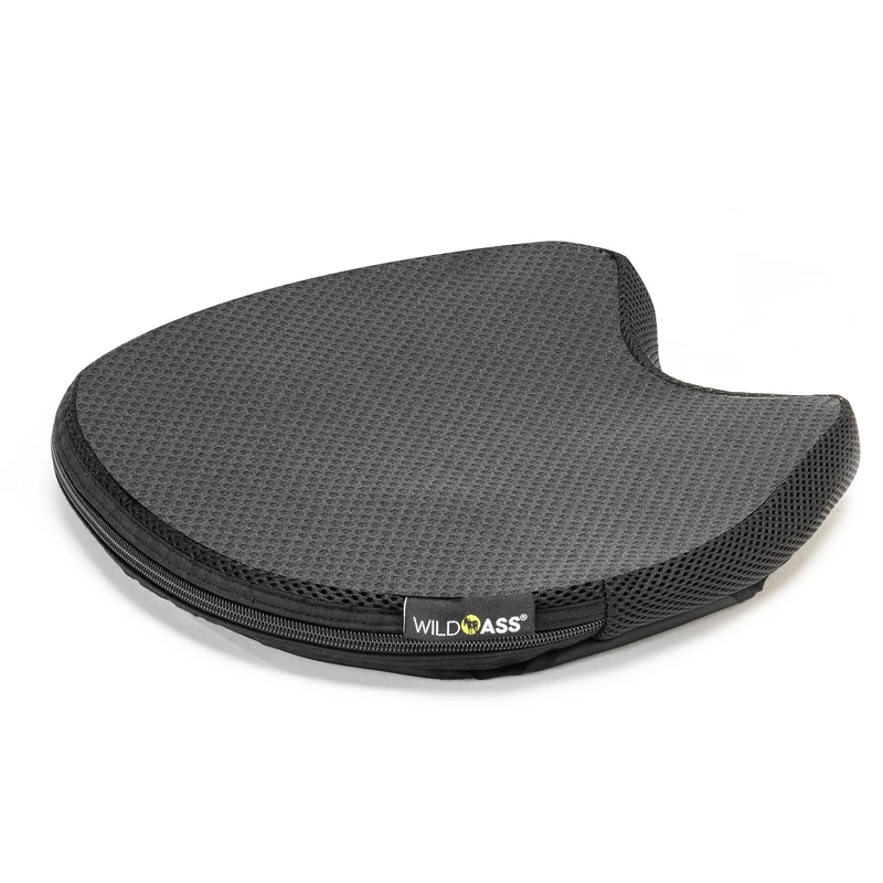 Wild Ass AirGel Saddle Air Gel Motorcycle Seat Cushion, Black