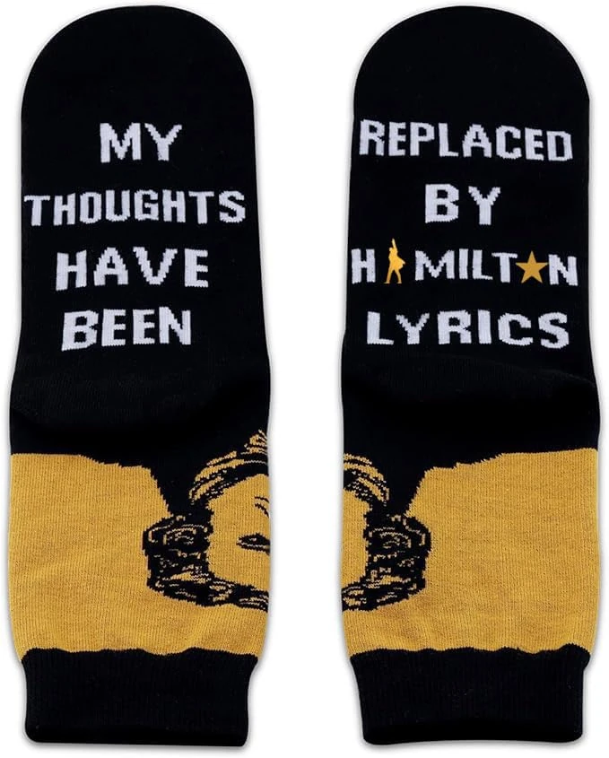 Hamilton Inspired Gift Hamilton Musical Inspired Lyrics Gift My Thoughts Have Been Replaced by Hamilton Lyrics (Hamilton Lyrics)