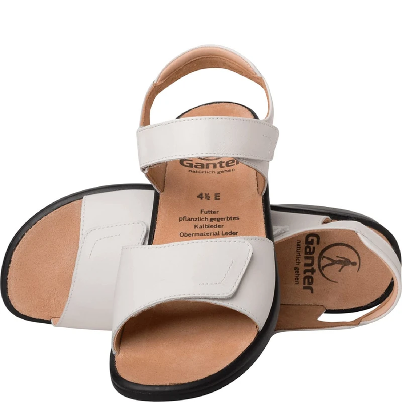 Ganter Women's Sonnica-E, Klettsandale Sandal, Milk, 11 UK Schmal