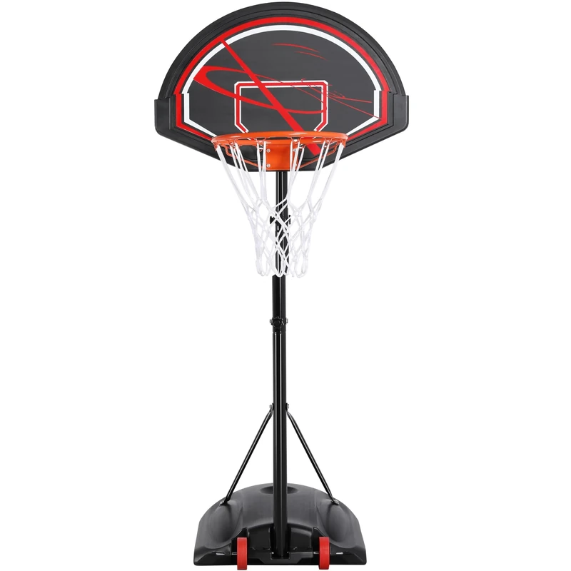 Yaheetech Portable Basketball Hoop, Height Adjustable Basketball Stand, Freestanding Basketball Net, 217-277 cm