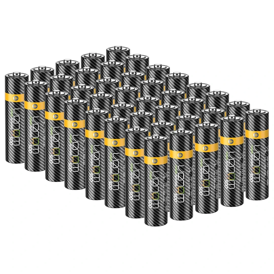 Venom Rechargeable AAA Batteries (40-Pack)