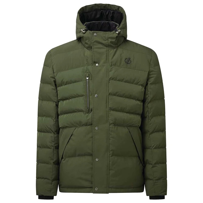 Dare 2b Endless Men's Waterproof Breathable Insulated Hooded Jacket with Warm Lining Jackets Waterproof Insulated