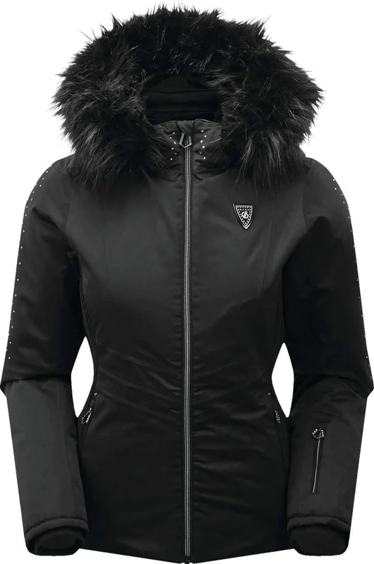 Dare 2b Bejewel Women's Waterproof, Insulated and Breathable Jacket with Hood and Snow Guard Detachable Jackets Waterproof Insulated