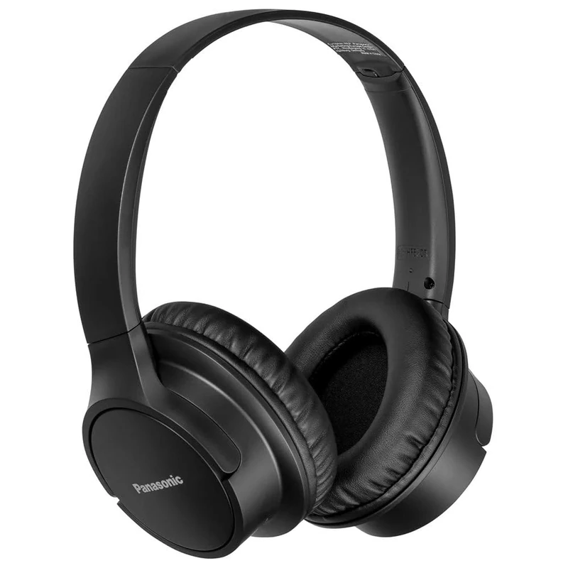 Panasonic RB-HF520BE-K Bluetooth Over-Ear Headphones, Voice Control, Wireless, Up to 50 Hours Battery Life, Black