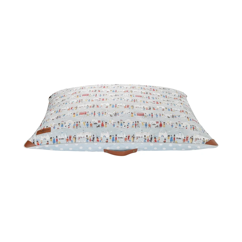 Pet Brands Cath Kidston Dog Mattress, Memory Foam Machine Washable Dog Pillow Bed - L80xW100xH17cm, Multi