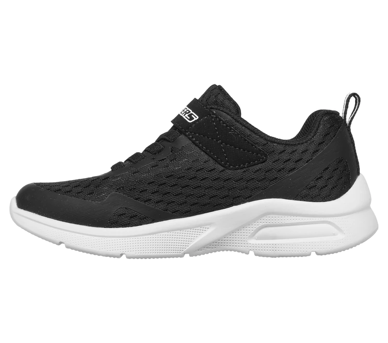 Skechers Boy's Microspec Max Torvix Sneakers - Black/White 4 UK
