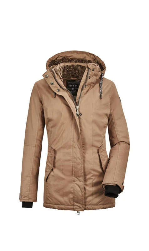 G.I.G.A. DX Women's Stormiga WMN JCKT A Casual Functional Jacket with Zip-Off Hood, Sand, 36