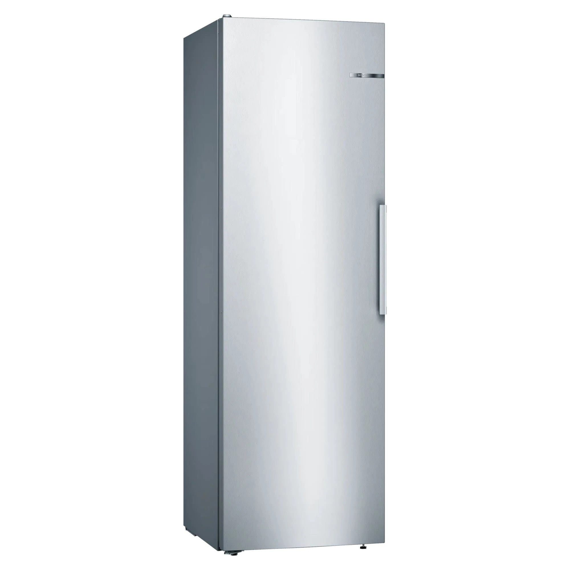 Bosch Home & Kitchen Appliances KSV36VLEP Serie 4 Freestanding Fridge with SuperCooling Function, LED Lights, EasyAccess Shelf, FreshSense sensors, 186 x 60 cm, Inox-look