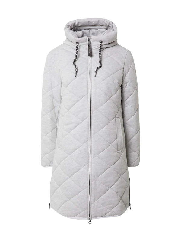 G.I.G.A. DX Women's Windy Wmn Quilted Ct A Casual Windblocker Coat in Down Look with Hood, womens, 36319-000, off-white, 46 (EU)