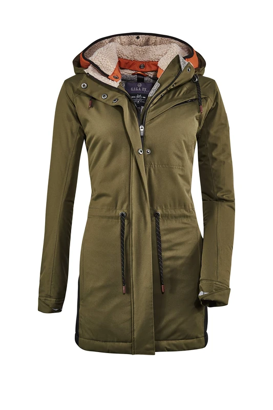 G.I.G.A. DX Women's Limitlos Wmn Prk A Casual Functional Parka with Zip-off Hood, womens, Casual functional parka with zip-off hood., 35926-000, olive, 40 - Image 1