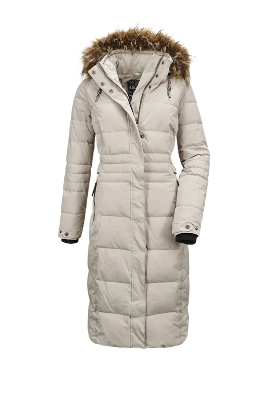 G.I.G.A. DX Women's Ventoso Wmn Quilted Ct B Casual Functional Coat in Down Look with Zip-Off Hood