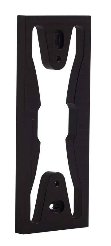 DoorLine Telegärtner Elektronik Surface-Mounted Frame for Surface-Mounting of DoorLine Slim & Slim DECT Black