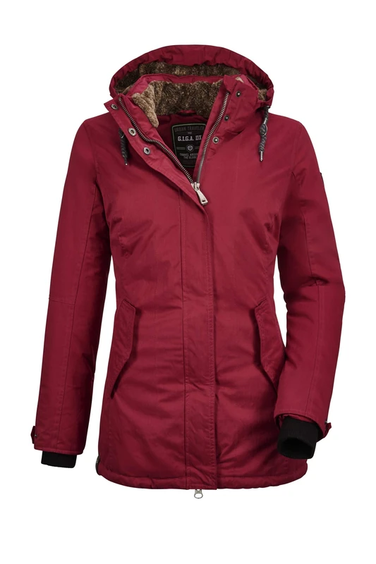 G.I.G.A. DX Women's Stormiga WMN JCKT A Casual Functional Jacket with Zip-Off Hood, Dark Pink, 34