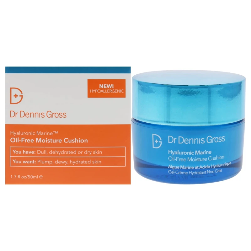 Dr. Dennis Gross Hyaluronic Marine Oil-Free Moisture Cushion For Unisex 1.7 oz Moisturizer