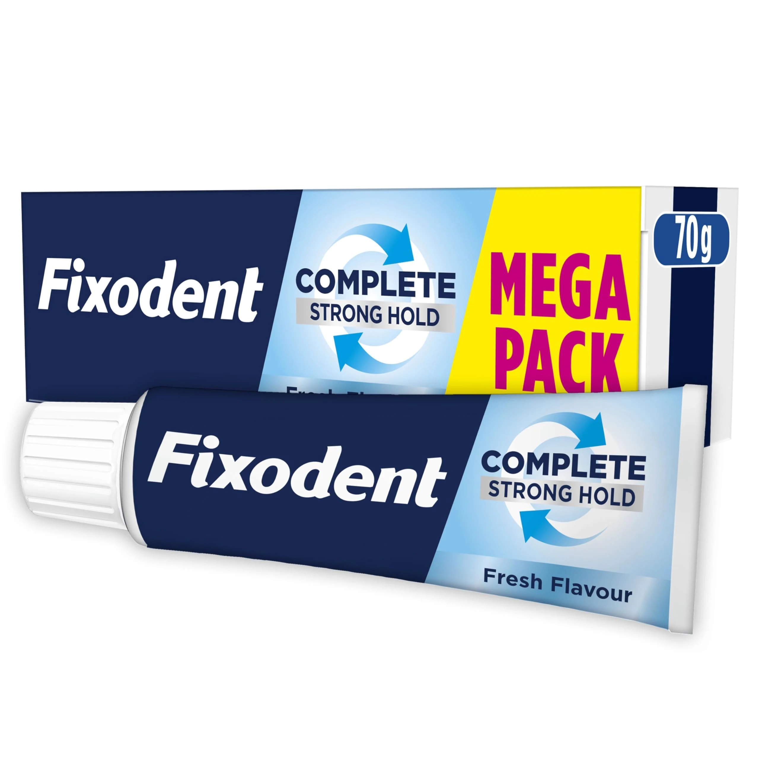 Fixodent Complete Denture Adhesive, Fresh Flavour 70g