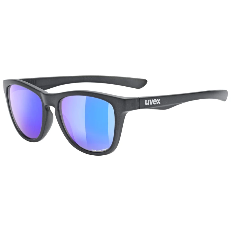 uvex LGL 48 CV - Sunglasses for Men and Women - Mirrored Lenses - Contrast Enhancing - Anthracite Matt/Mirror Plasma - One Size - Image 1