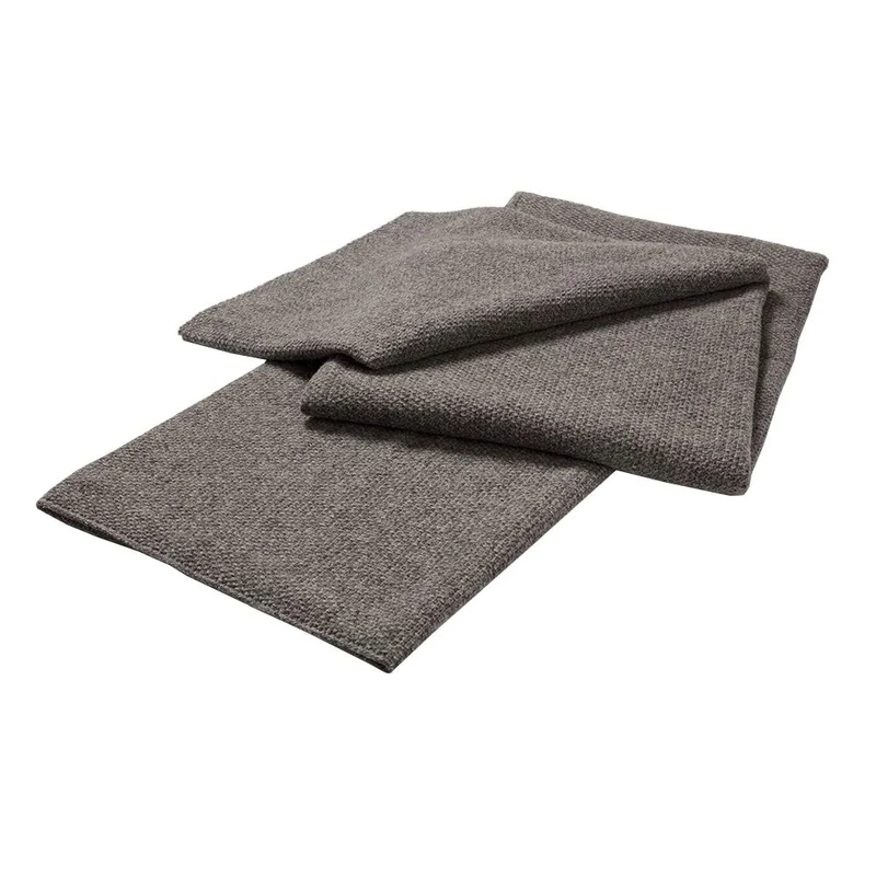 Rolf Benz 952-02-19 Plaid 100% Virgin Wool 130 x 200 cm Black