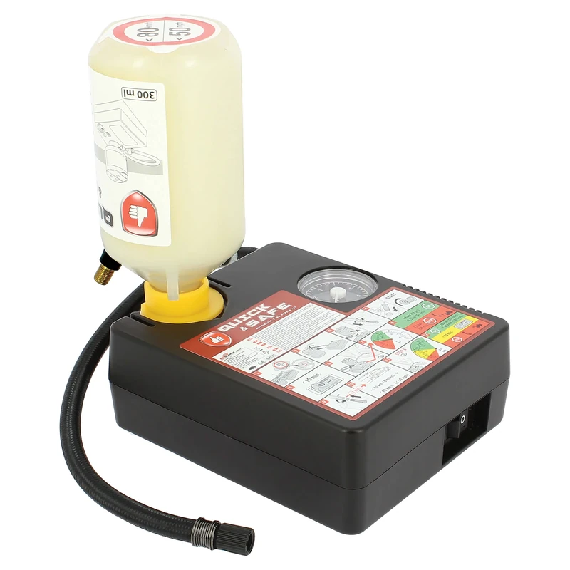 CAR+ RP10002 Quick and Safe Automatic Puncture Repair Kit