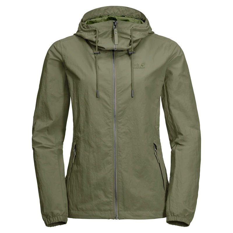 Jack Wolfskin Women's Lakeside W Athletic-Soft-Shell-Jackets, Light Moss, XS - Image 1